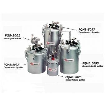 Tanque de Pintura Devilbiss Pqmb-5095 10 Galões / 40 Litros