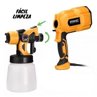 Pistola de Pintura Pulverizador Elétrico 550W Sprayjet STX