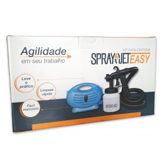 Pistola de Pintura Pulverizador Elétrico 650W SprayjetEasy- 220V